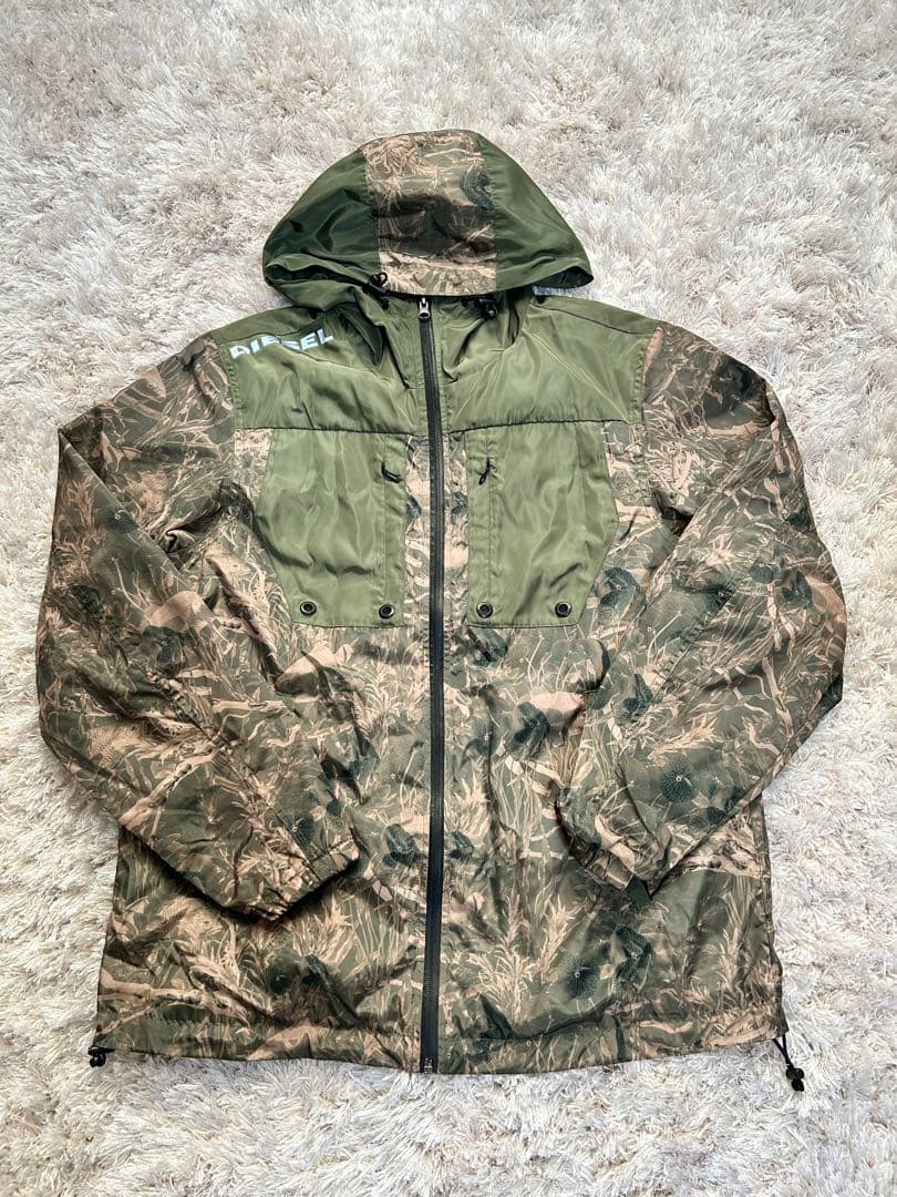 DIESEL カモフラージュ ナイロンジャケット - メルカリ