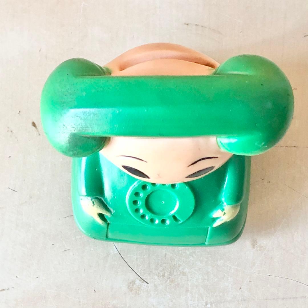 レトロ 日本電信電話公社 ベルコちゃん ソフビ貯金箱 - メルカリ