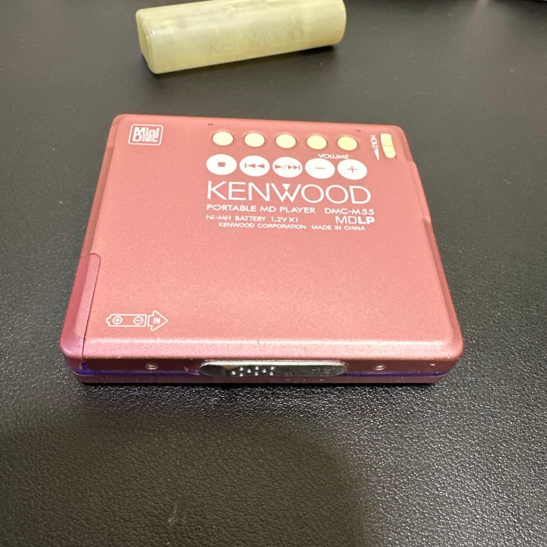 KENWOOD MDプレーヤー DMC-M55 ピンク 動作未確認 ジャンク - メルカリ