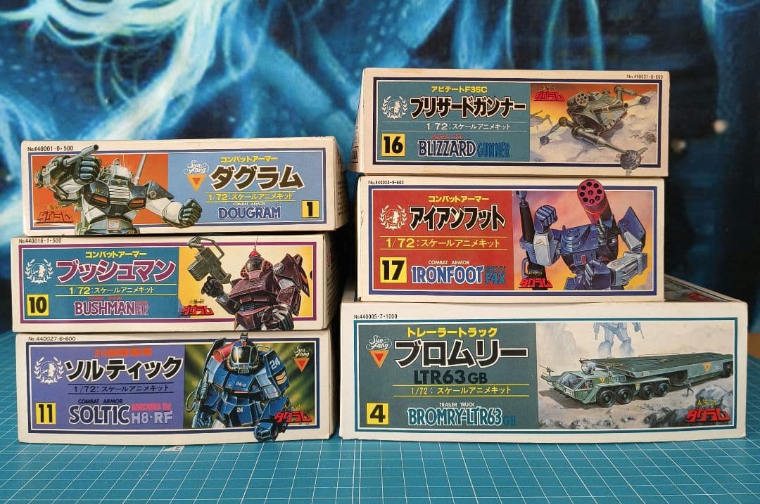 09 未組立 タカラ 太陽の牙ダグラム プラモデル 6点セット - メルカリ