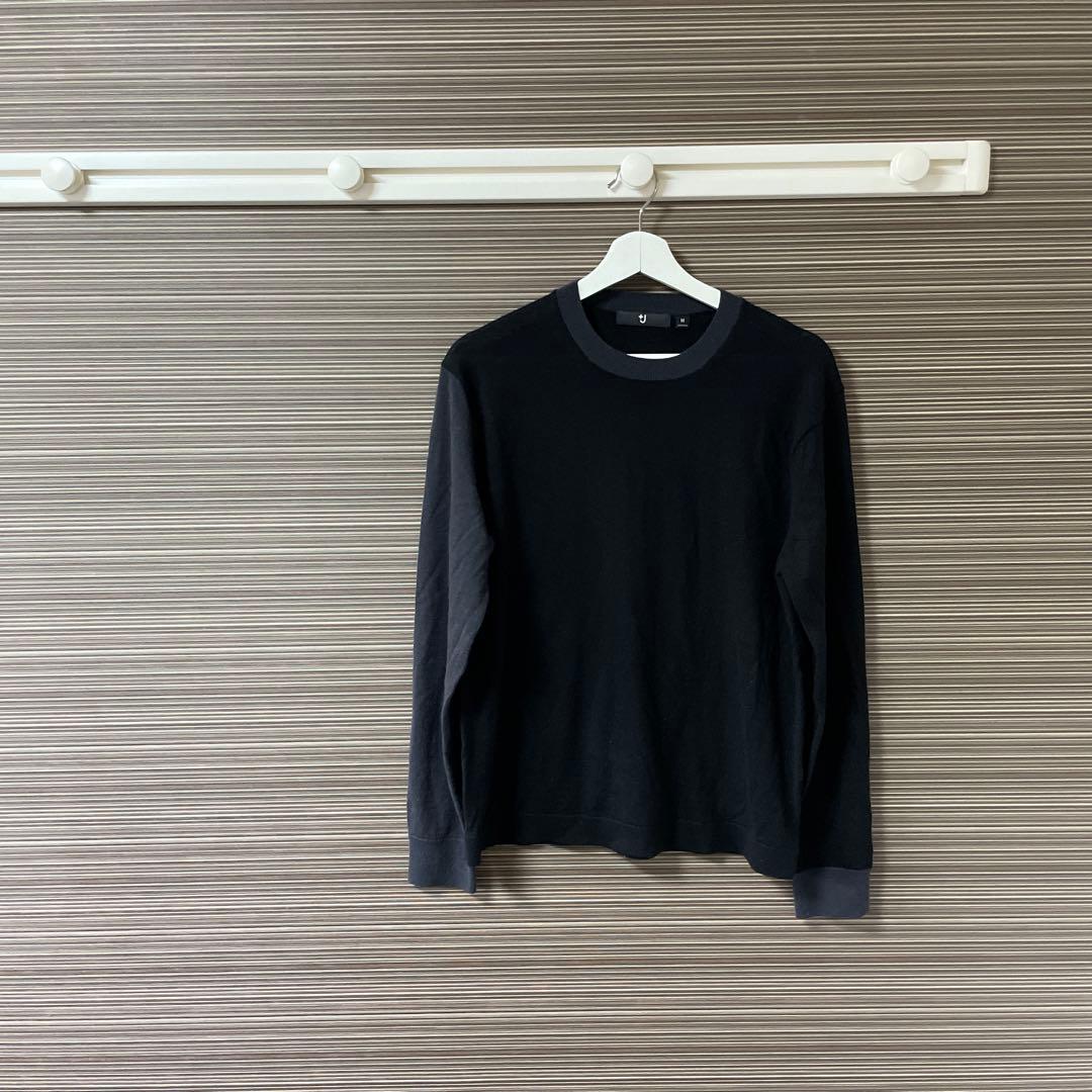 ジルサンダー ユニクロ +J セーター カシミヤ バイカラー