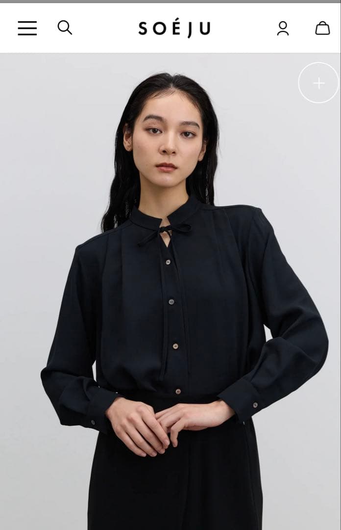 専用新品同様SOEJUエアリーリボンブラウス濃紺 専用新品同様SOEJUエアリーリボンブラウス濃紺 - メルカリ