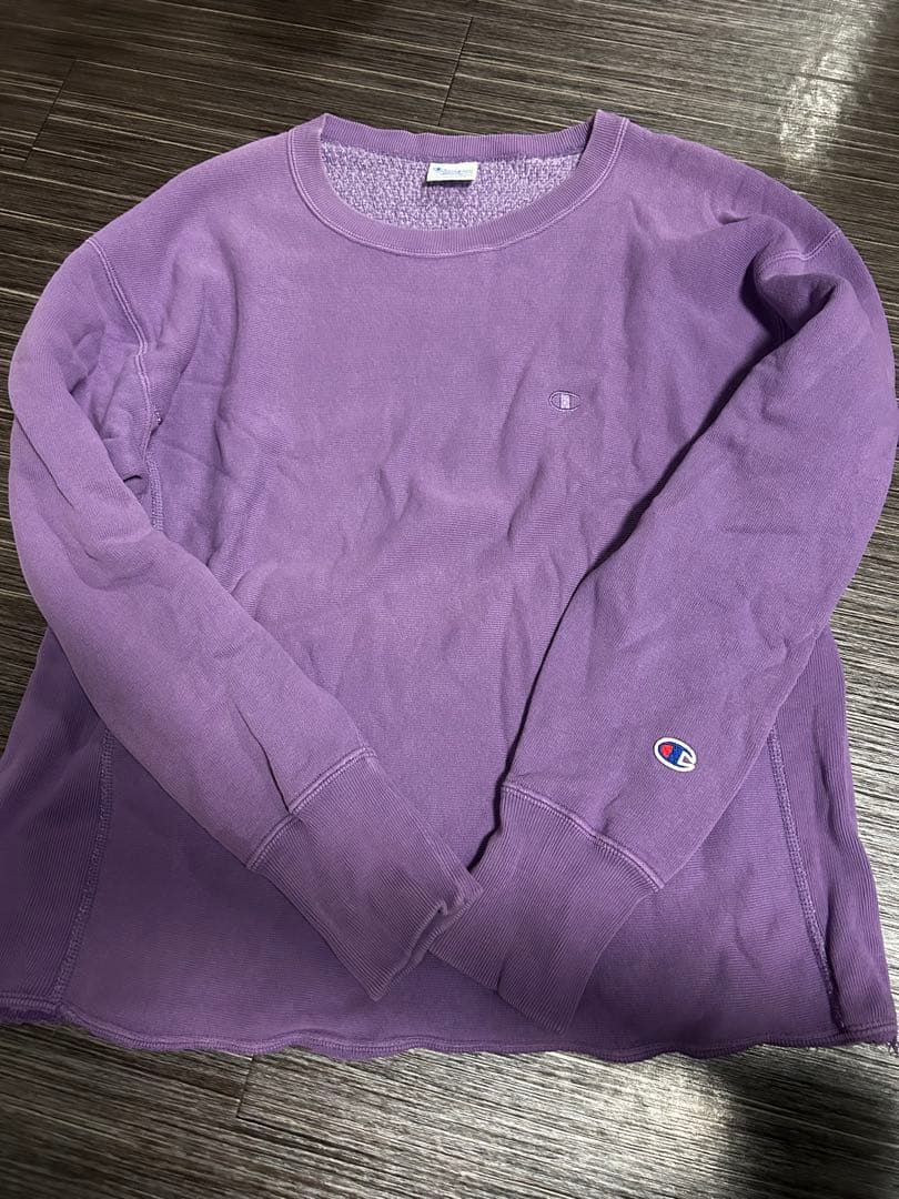 最終値下げChampion Reverse Weave リバースウィーブ 紫 - メルカリ
