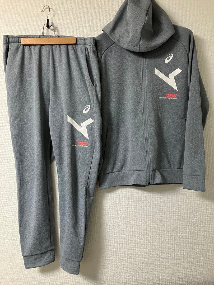 【美品】アシックスasics 3XL 上下　セットアップジャージ ASICS（アシックス） ジャージ メンズ 上下 ブランド セットアップ