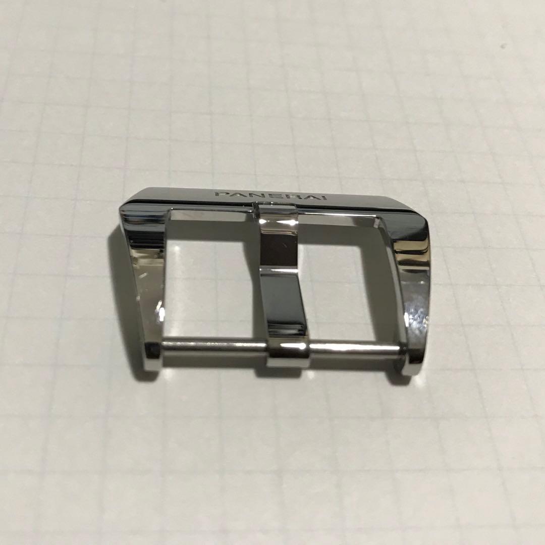 パネライ純正 24/22mm レザーベルト&Dバックル 44mm ルミノール