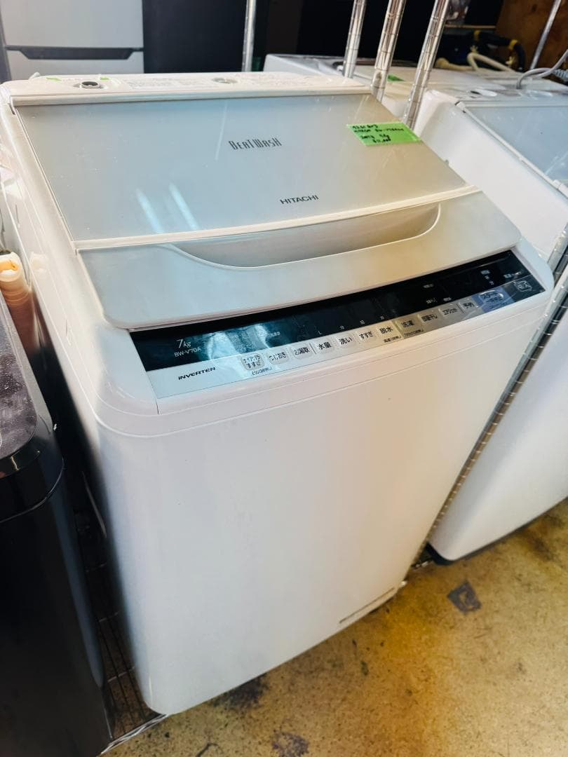 (4261)*HITACHI 日立 洗濯機 BW-V70A 7KG 2017年 日立 ビートウォッシュ BW-V70A 価格比較 - 価格.com