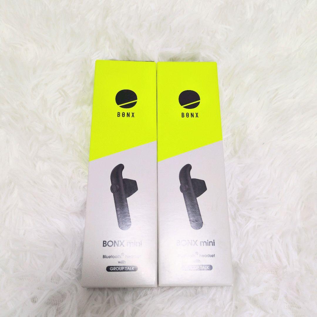 【新品2個セット】 BONX mini bluetoothイヤホン ブラック ボンクス BONX bonx mini ボンクスミニ ブルートゥースイヤホン