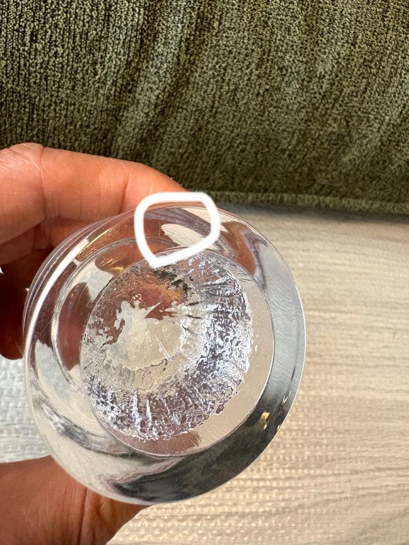 ドームナンシー クリスタルペーパーウェイトキャンドルたて - メルカリ