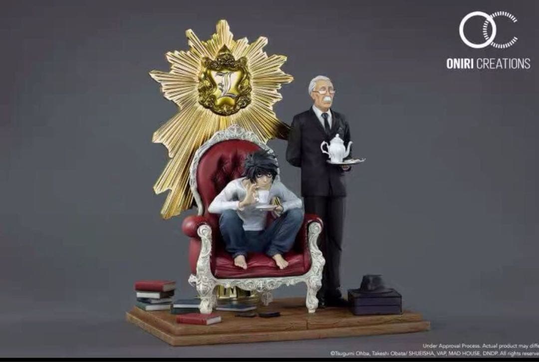 デスノート エル・ローライト L ガレージキット ガレキ スタチュー①