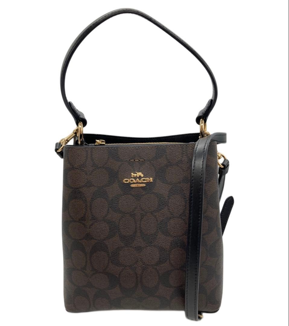 COACH コーチ スモール タウンバケット 2way ショルダー ハンドバッグ