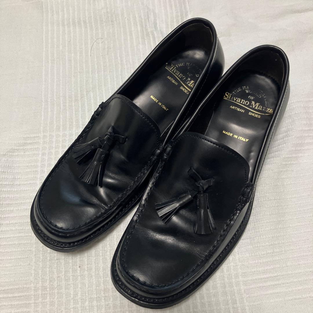 シルバノマッツァ SILVANO MAZZA ローファー タッセル 22.5 - メルカリ