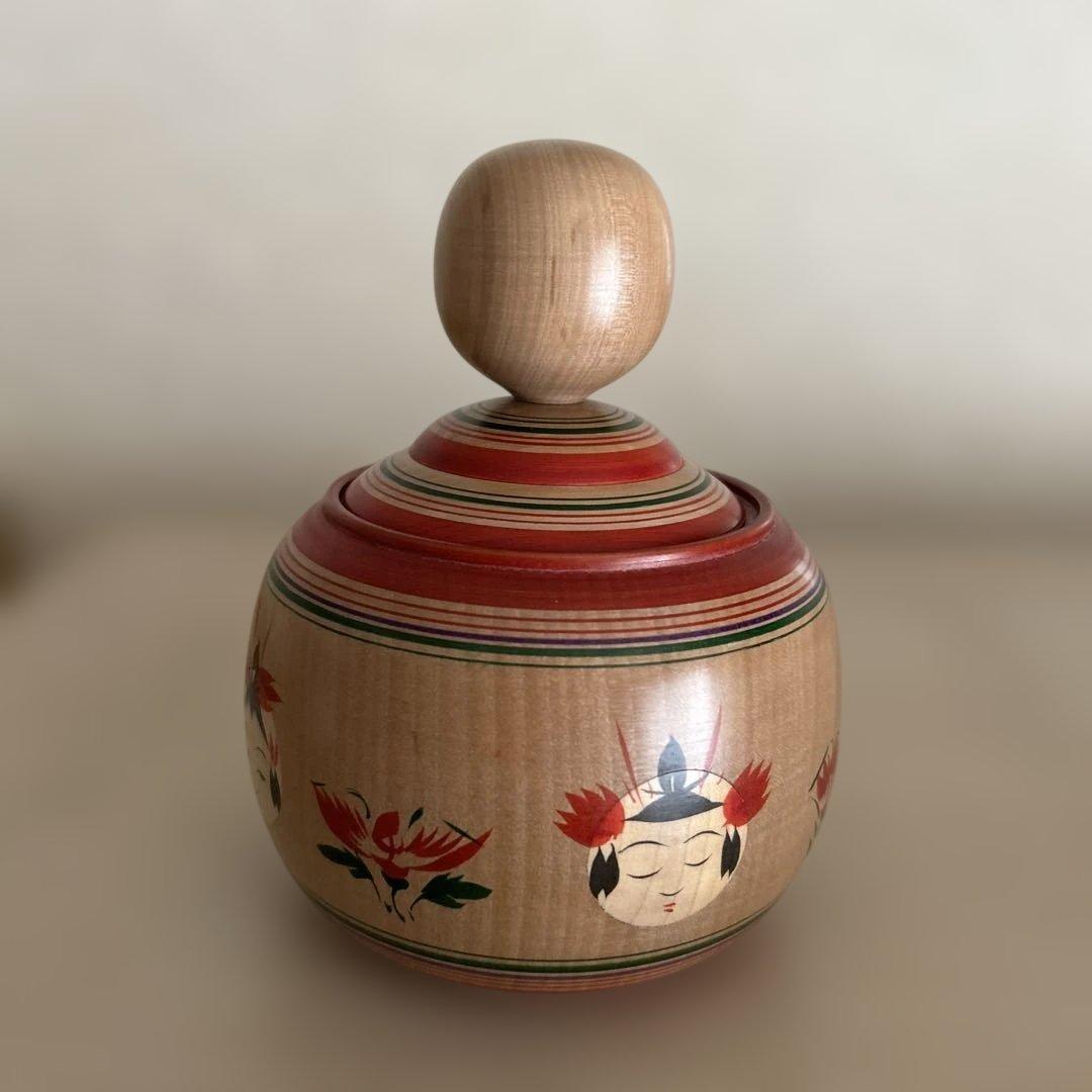 大沼秀顕工人 こけし【蓋付きえじこ】 - メルカリ