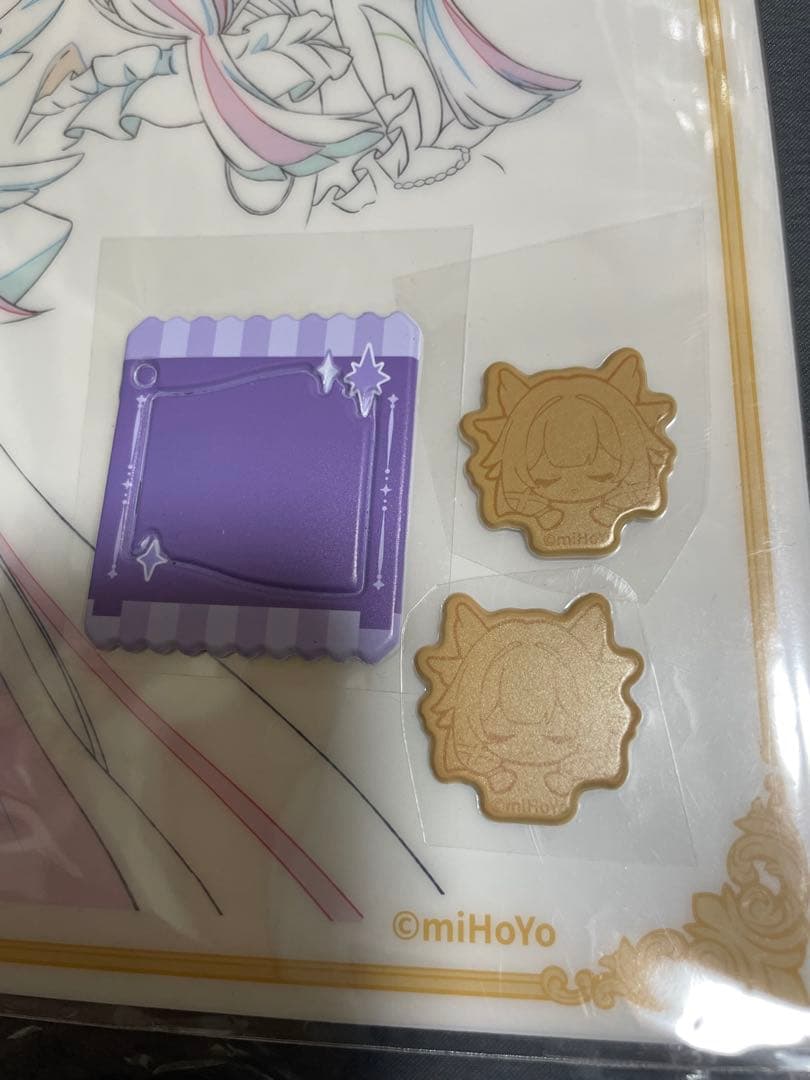 原神 フェス 会場限定 原画 PVCデスクマット コロンビーナ - メルカリ