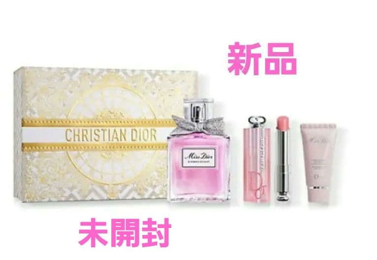 新品　Dior 　ミスディオールコフレ　香水　リップ　ハンドクリーム　3点 Amazon.co.jp: ディオール ミス ディオール コフレ クリスマスコフレ