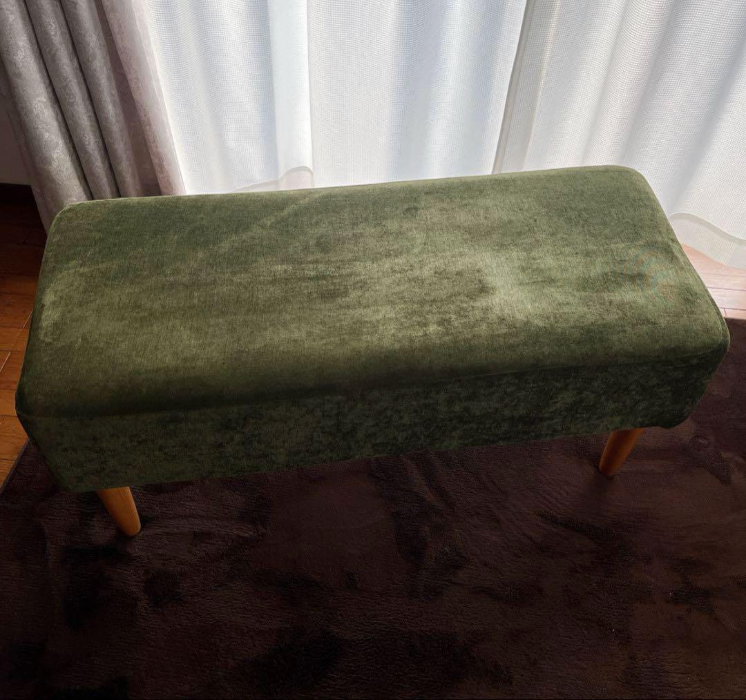 ビーカンパニー ダイニングチェア ベルベットグリーン