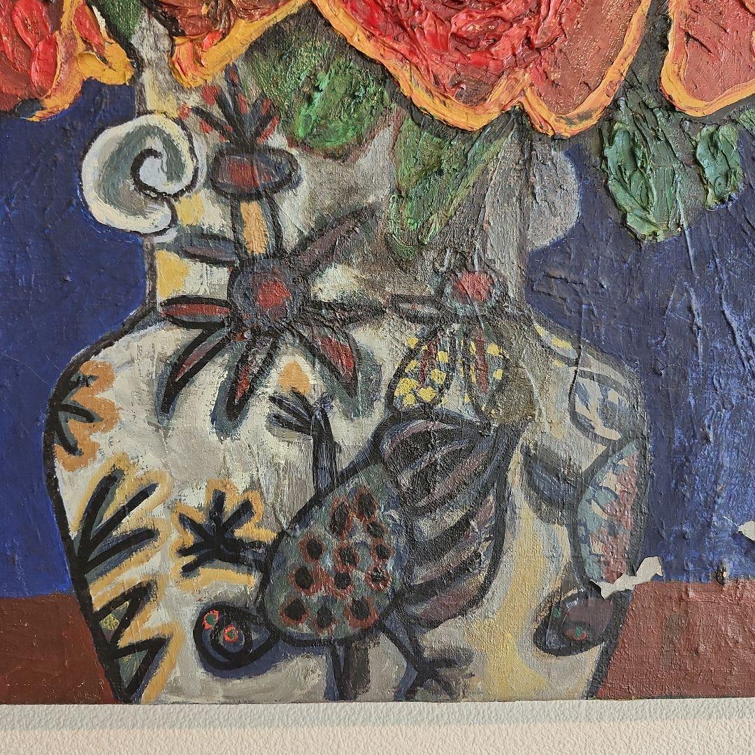 田渕眞兒　油絵　油彩　薔薇シリーズ　花　No.2-9+t+s