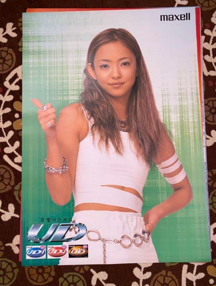 安室奈美恵 A2ポスター 5枚セット レア 未使用 マクセル 本日限り