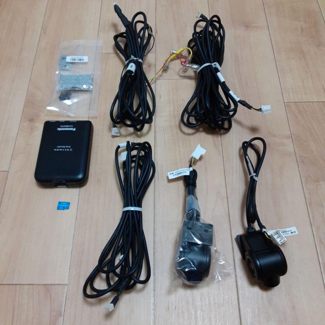 Panasonic HD画質 前後2カメラドライブレコーダー CA-DR03H… Panasonic Strada CA-DR03HTD 前後2カメラ ドライブレコーダー