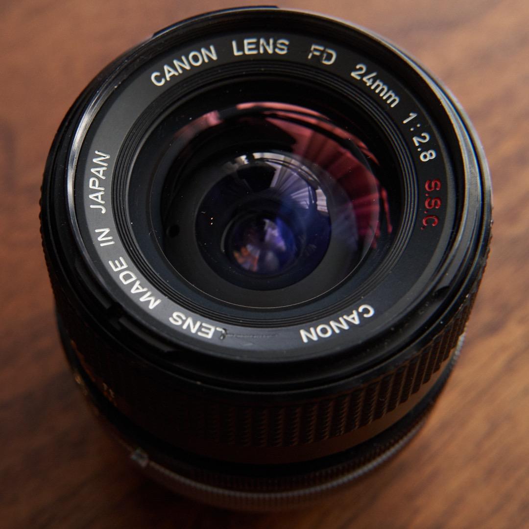 CANON FD 24mm f/2.8 S.S.C. レンズ