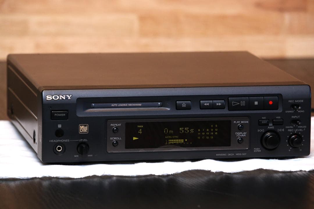 SONY MDS-S37　MD プレイヤー/レコーダー　日本製　完動品 SONY] MDS-S37のレビュー [MiniDisc] – nakamura