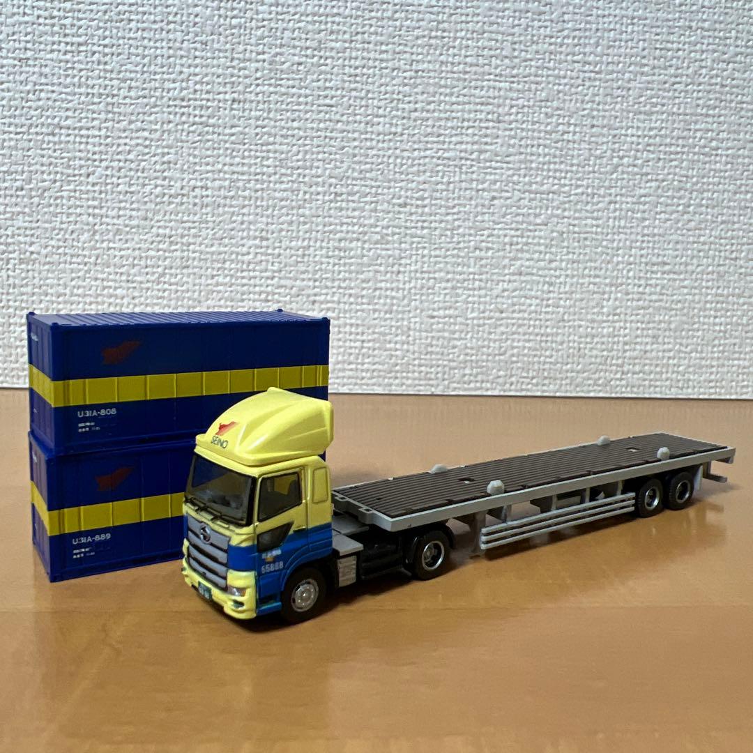 トレーラーコレクション 日野プロフィア 20ftコンテナセット積み 西濃