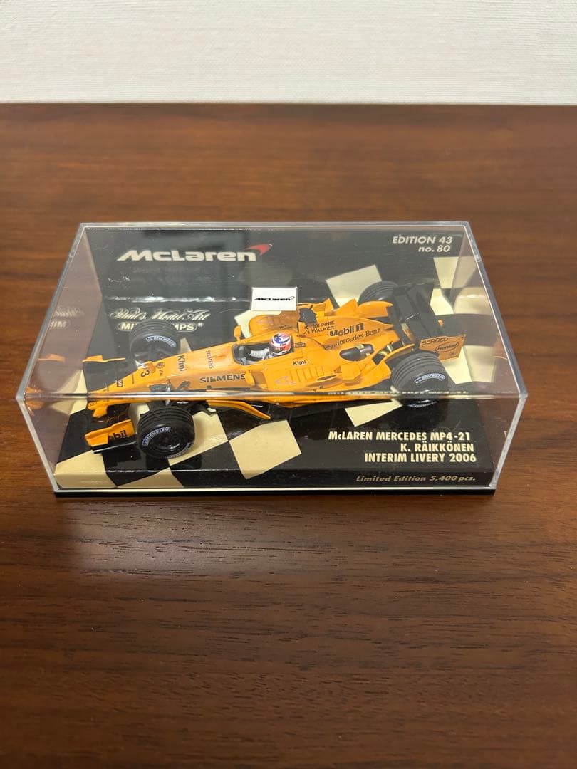 値下げ】ミニチャンプス1/43 マクラーレンメルセデスF-1ミニカー10台