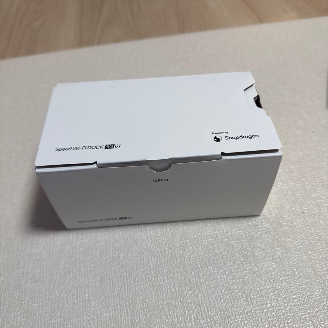 未使用Speed Wi-Fi DOCK 5G 01 Speed Wi-Fi DOCK 5G 01 | J:COM WiMAX +5G S | J:COM