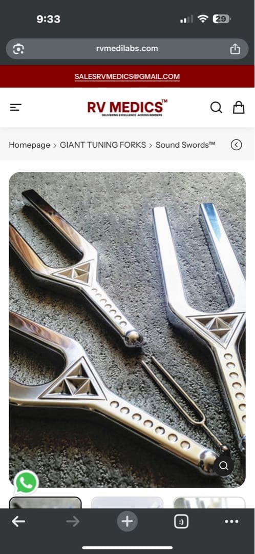 希少】F342Hz 大型音叉 スピリチュアル治癒 美しい音色