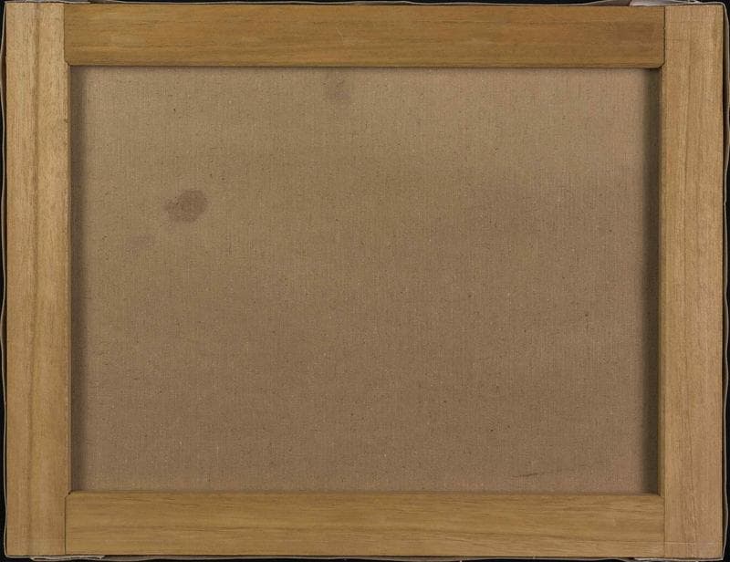 片岡球子 油彩＋岩粉 肉筆『牡丹と青富士』サイン 共シール F6号 額