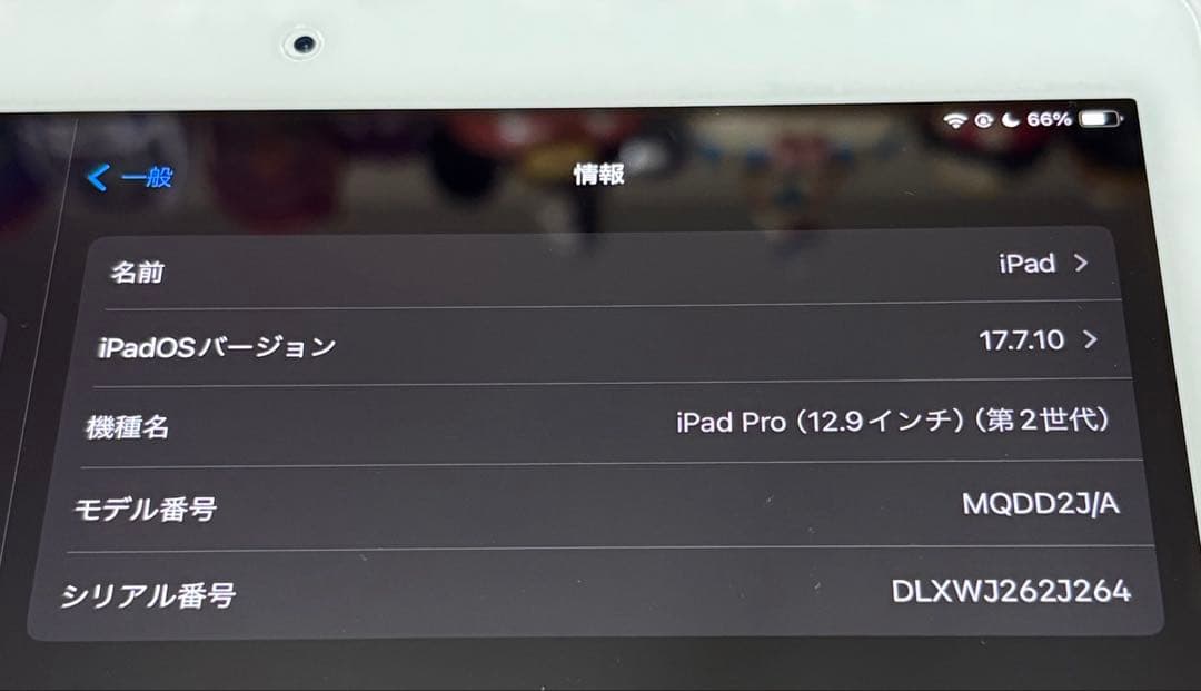 iPad Pro 12.9inch 第二世代　64GB 画面ヒビあり　ケース付き