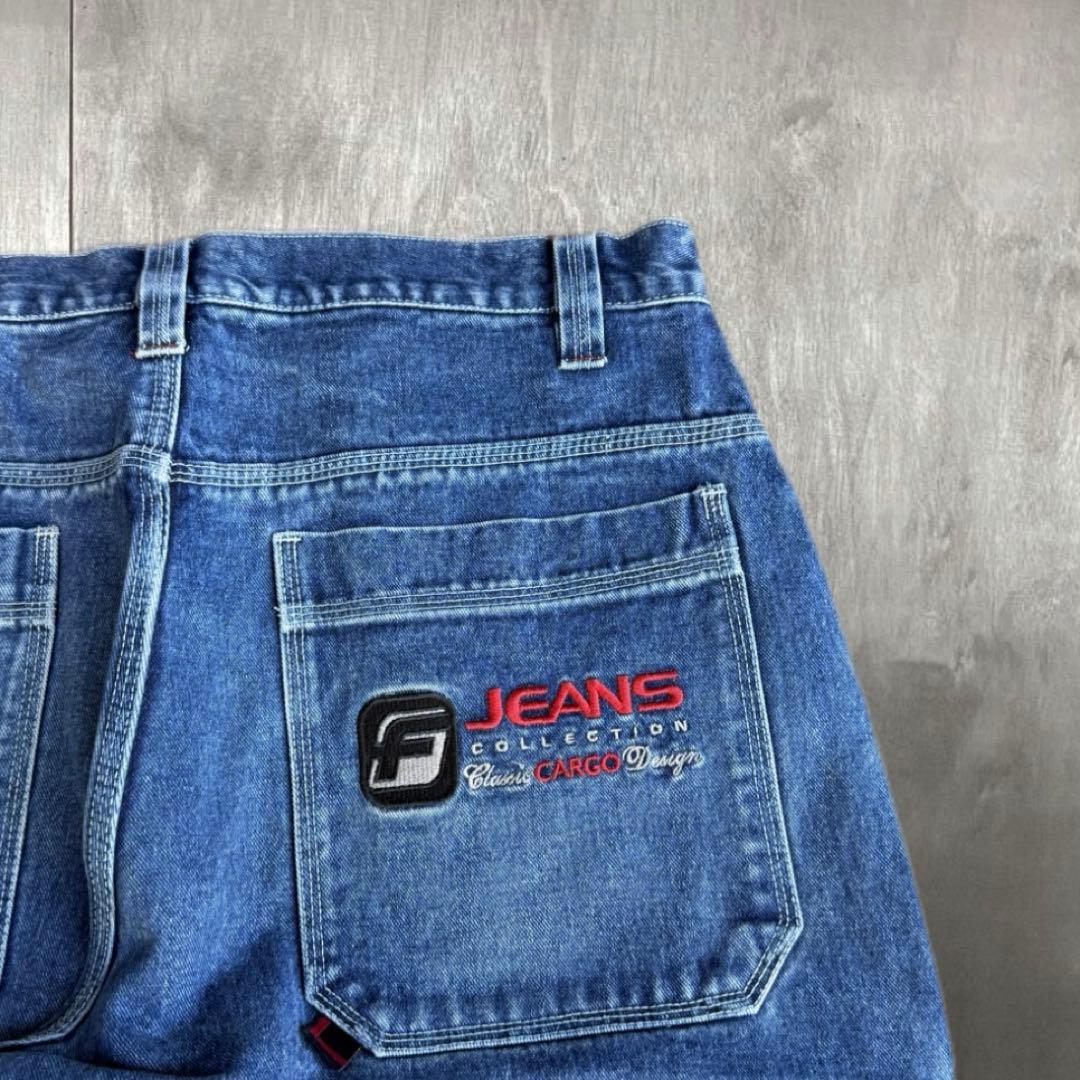 90s FUBU hiphop バギー カーゴ デニム w38 - メルカリ