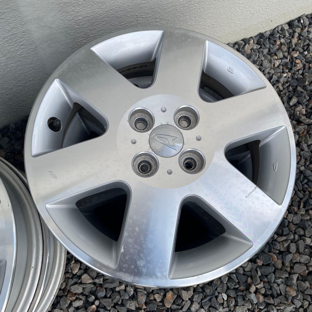 ダイハツ　コペン l880k純正　15インチ　 5スポーク ホイール 4個セット コペン コペン L880K 中古 純正15インチ アルミホイール 4本セット