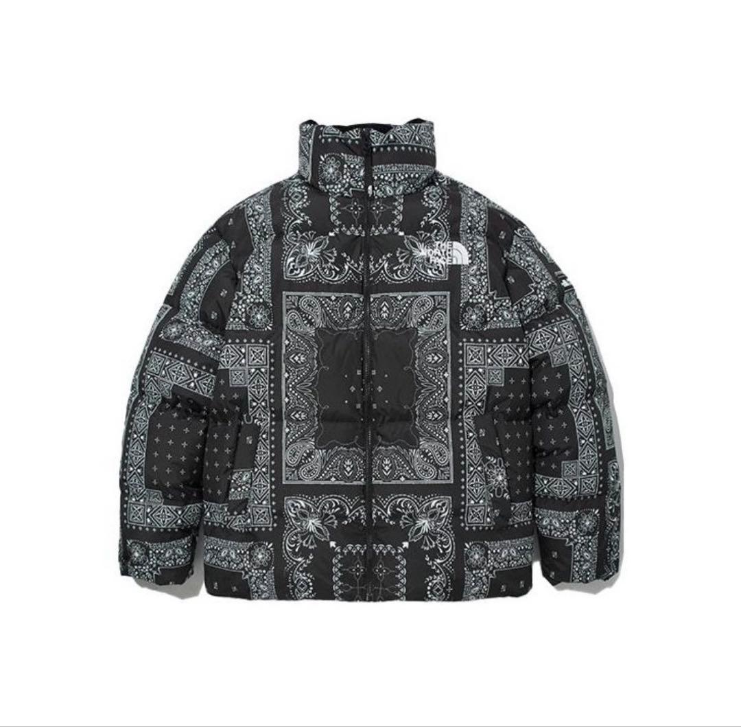 The North Face バンダナ柄ダウンジャケット M - メルカリ