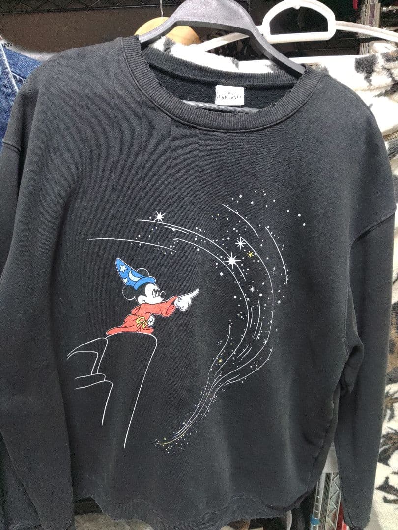 古着 Disney FANTASIA ミッキーマウス スウェットM(XL位) - メルカリ
