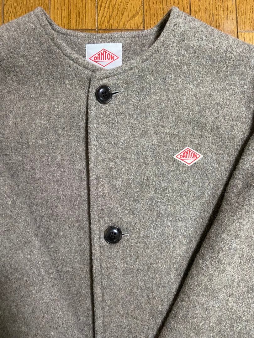 《8日限定お値下げ》DANTON ライトパイル ウールモッサ カラーレスコート