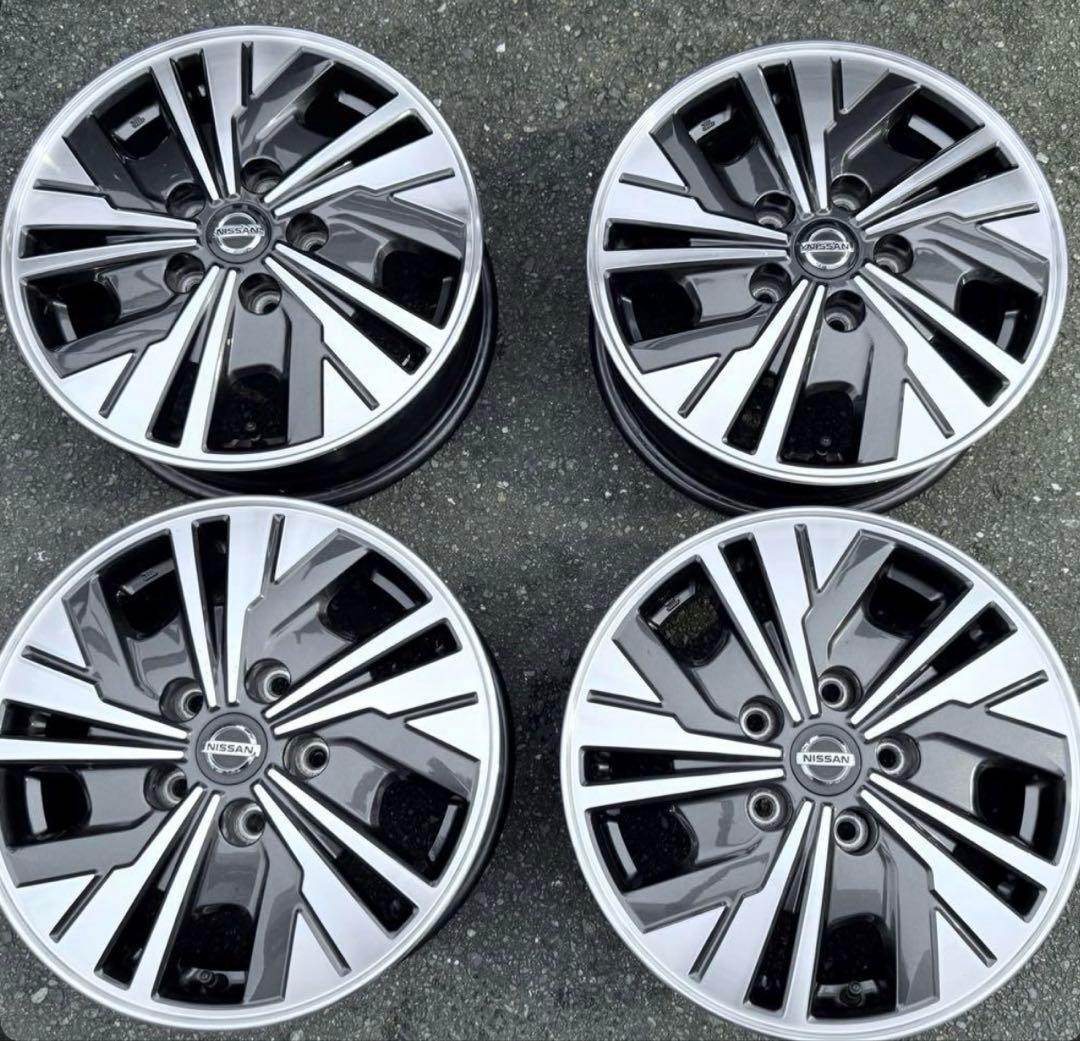 【価格は2枚】日産セレナe-powerＣ27型☆純正ホイール4枚セット☆ ① NISSAN ニッサン セレナ C27 前期 e-POWER 純正 中古ホイール 4本 5.5J