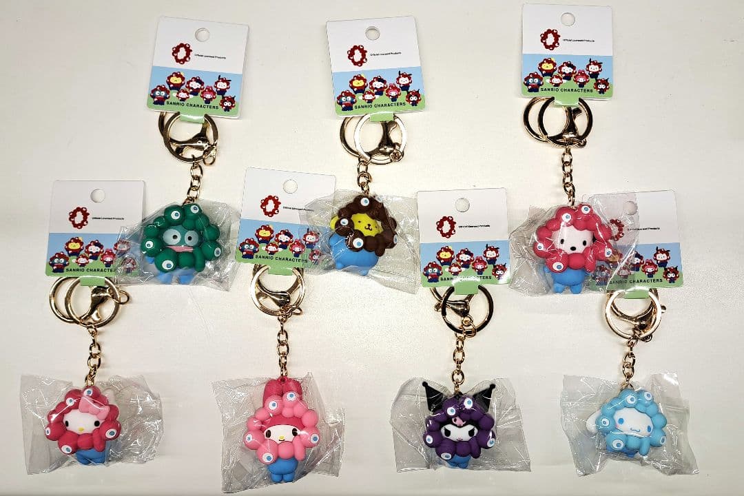 サンリオミャクミャク パステルカラーキーホルダー 7個セット - メルカリ