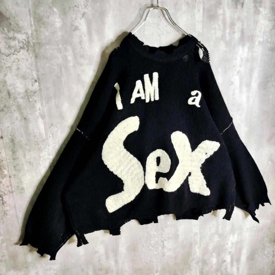 新品】セントマイケル × セックスピストルズ 22AW ニット ダメージ加工