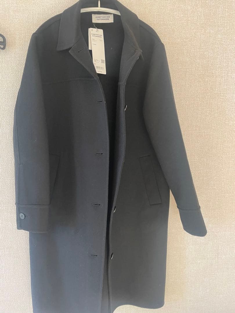 ユニクロ×コントワー・デ・コトニエ 2025/AWのダブルフェイスコート 黒S