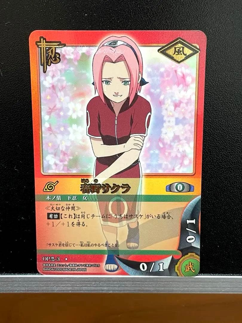 NARUTO ナルト カードゲーム 春野サクラ OP忍-3 キラ 忍 風 - メルカリ