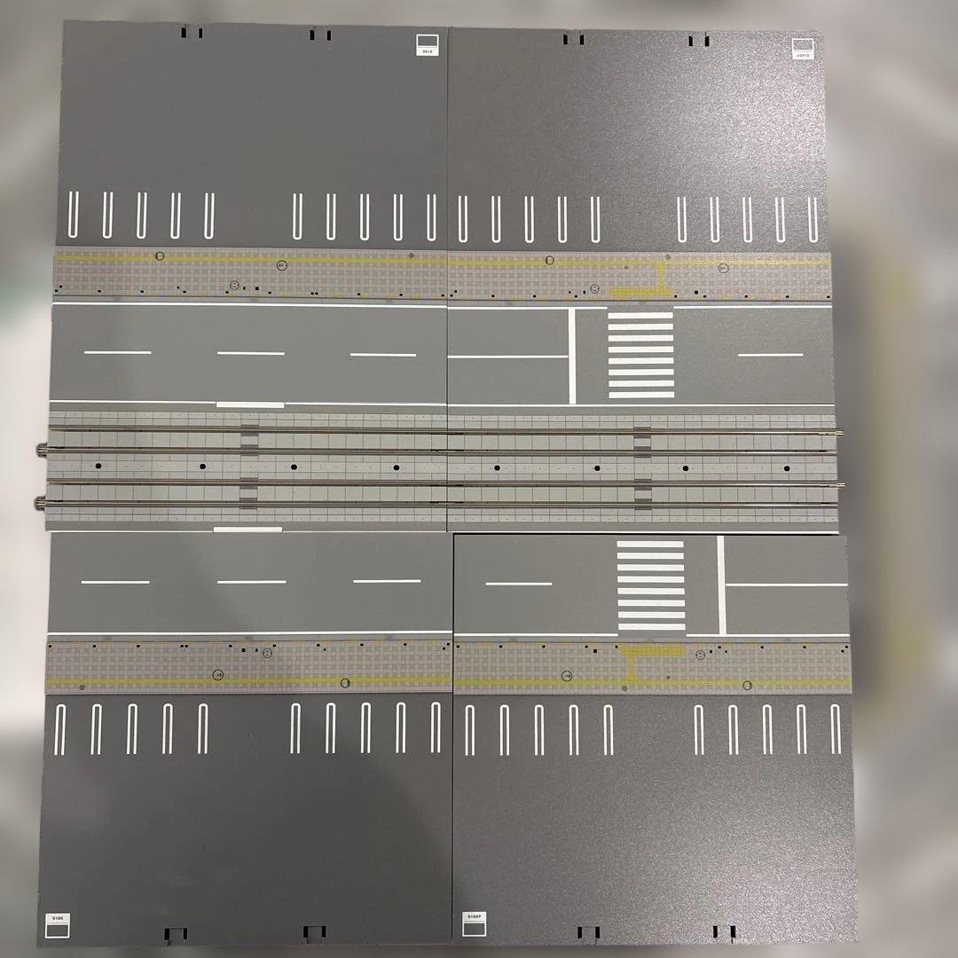 カトー40-811ユニトラム基本&40-813直線拡張 各ジャンク品2個セット