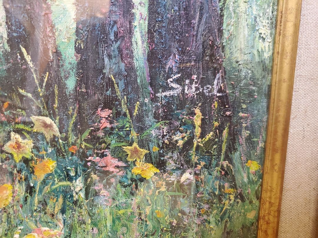 スィベル・ギュレー☆F30油彩☆光を描く現代印象派の人気作家☆人気