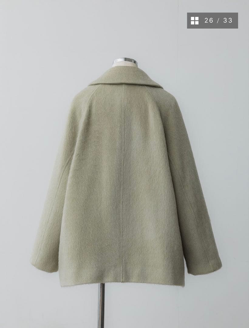 茶葉様専用】クルーレ crewreマイルドシャギーウールPコート サイズ1