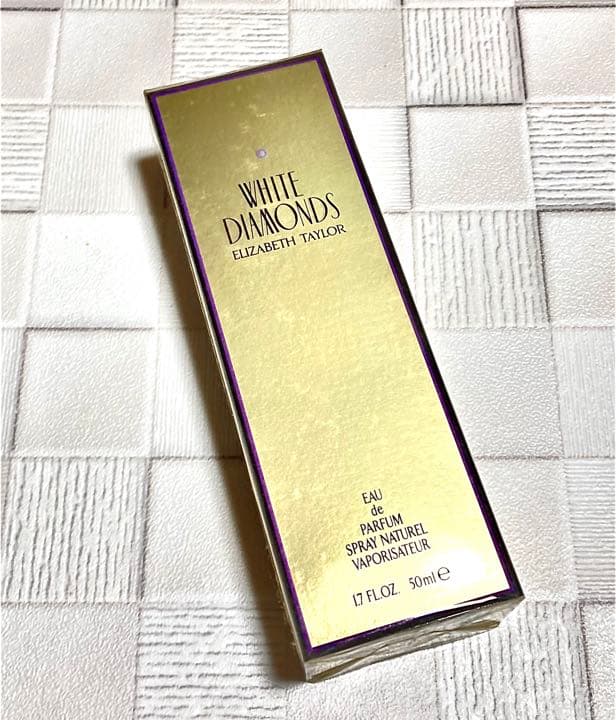 E•TAYLOR オードパルファム  ホワイトダイヤモンド50ml (箱あり) White Diamonds By Elizabeth Taylor For Women, Eau De Parfum Spray