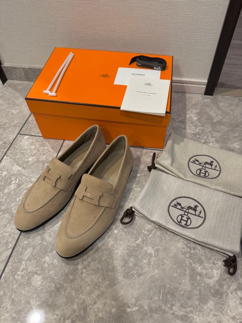 新品 エルメス パリ 37 ベージュアルジル - メルカリ