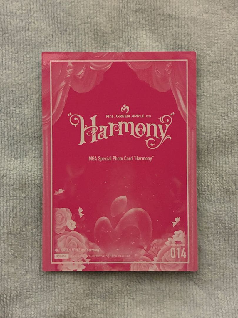 Mrs.GREEN APPLE フォトカード 014 ハーモニー - メルカリ