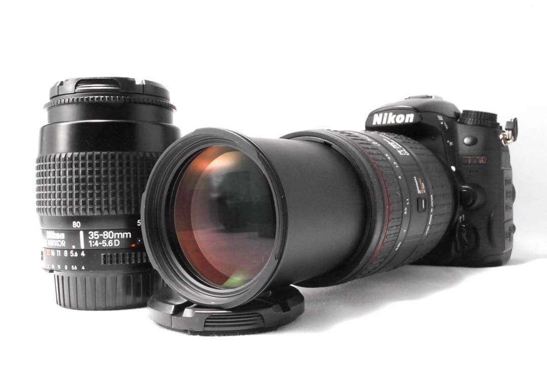 ニコン D7000✨標準＆超望遠レンズ✨高速連写＆高画質✨一眼レフカメラ