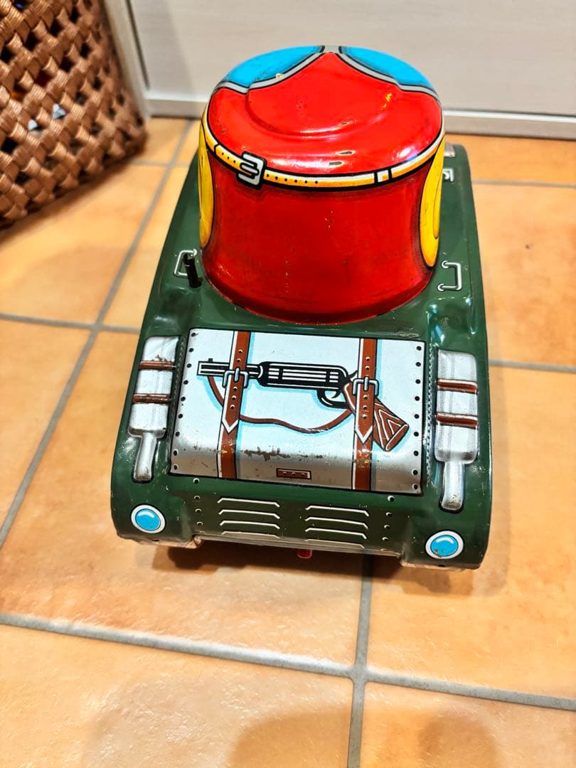 希少 動作品 トミー COMIC TANK ブリキ 当時物 アンティーク - メルカリ