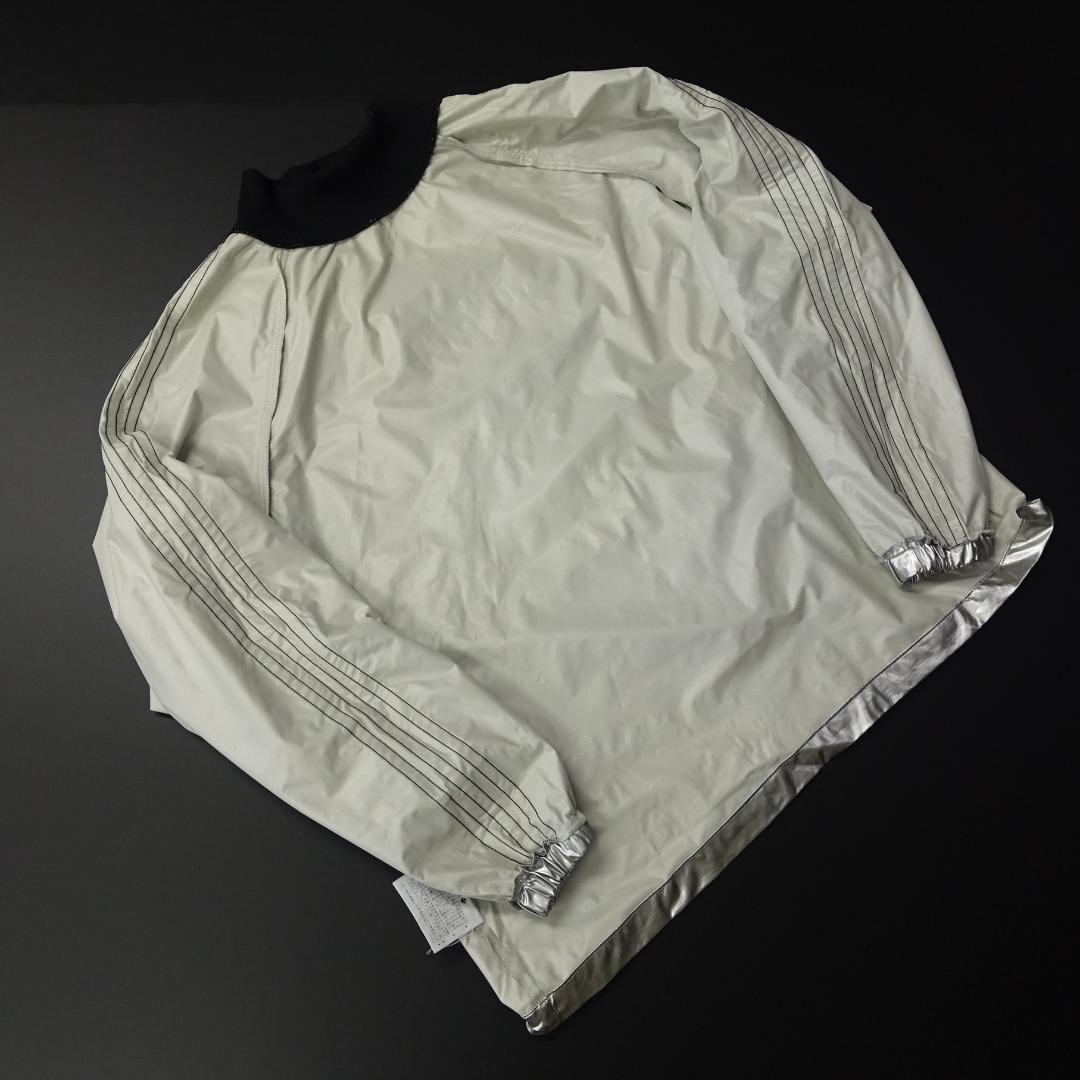 adidas アディダス ナイロンセットアップ スーツ シルバー Y3K - メルカリ