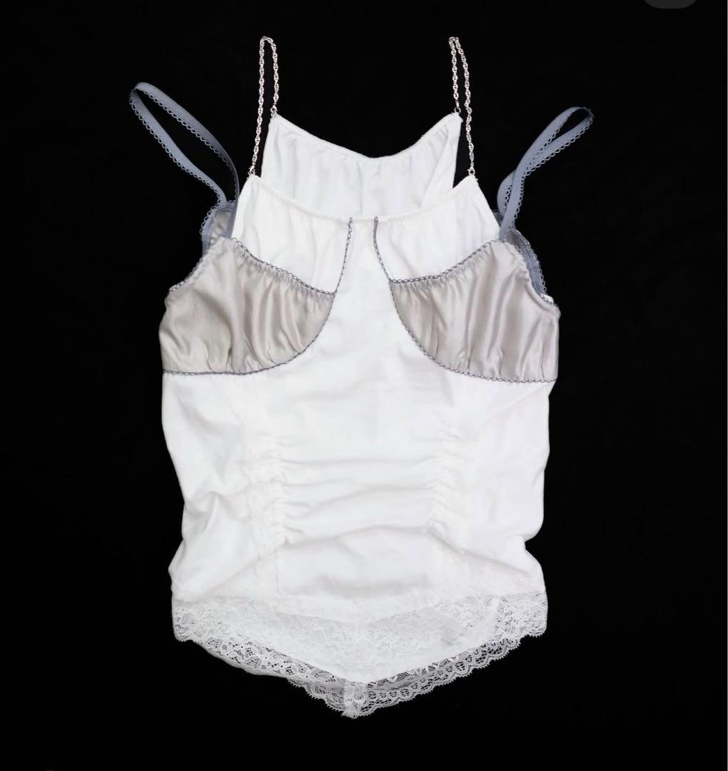 herpraha レースキャミ ホワイト litmus herpraha レースキャミ ホワイト litmus